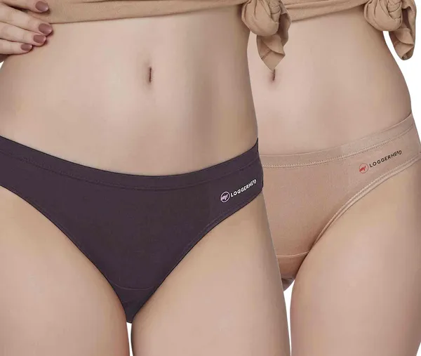 Combo_of_2_Women_Bikini_Grey,_Beige_Panty